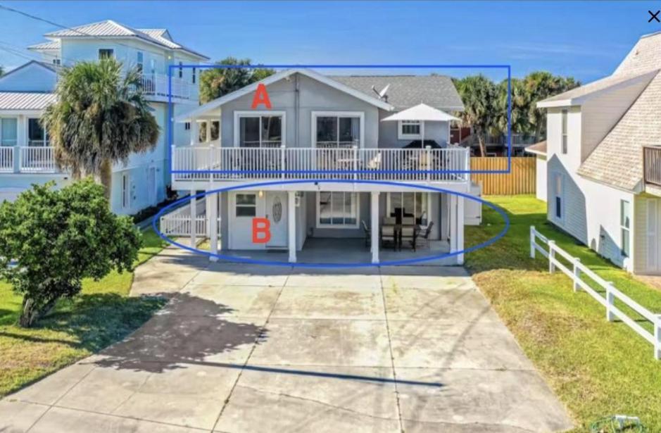 Vilano Beach Oasis Cottage Сент-Огастин Экстерьер фото